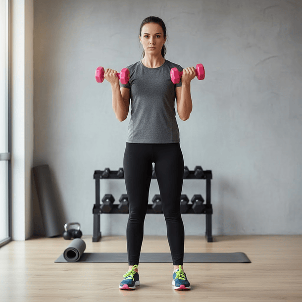 Pack 2 Mancuernas Rosas De 3kg Reacondicionado 4