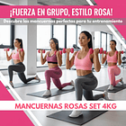 Pack 2 Mancuernas Rosas De 4kg Reacondicionado 4