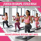 Pack 2 Mancuernas Rosas De 4kg Reacondicionado - Miniatura 4
