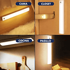 Barra De Luz LED Lampara 30 cm Con Sensor De Movimiento 5