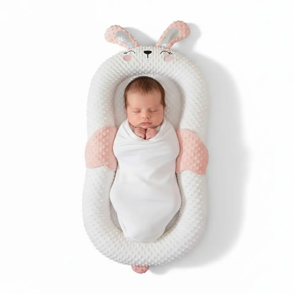 Cuna Almohada Portátil para Bebé Diseño Ergonómico 8