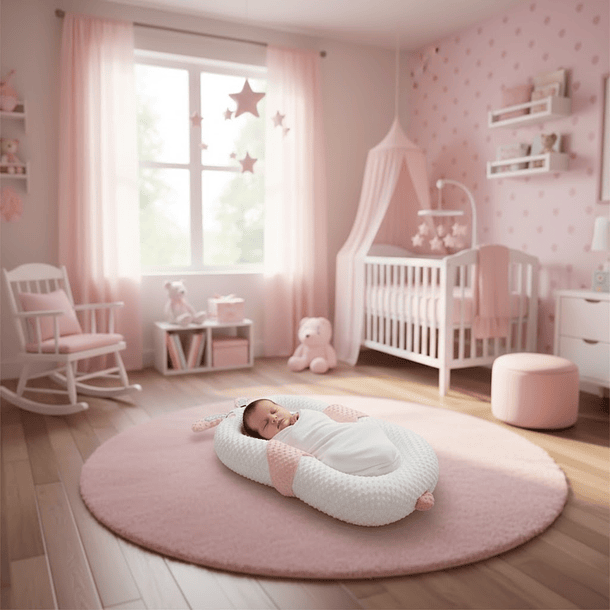 Cuna Almohada Portátil para Bebé Diseño Ergonómico 9