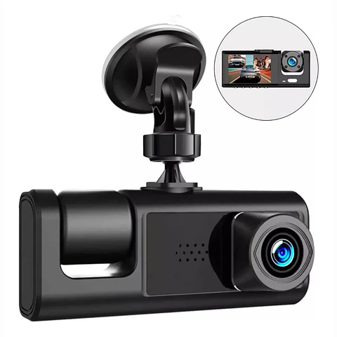 Cámaras Para Autos Frontal y Tablero 2 En 1 HD 1080p