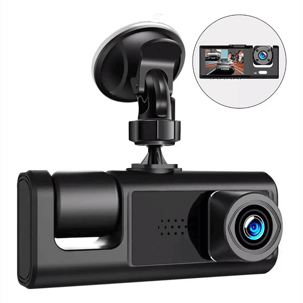 Cámaras Para Autos Frontal y Tablero 2 En 1 HD 1080p 1