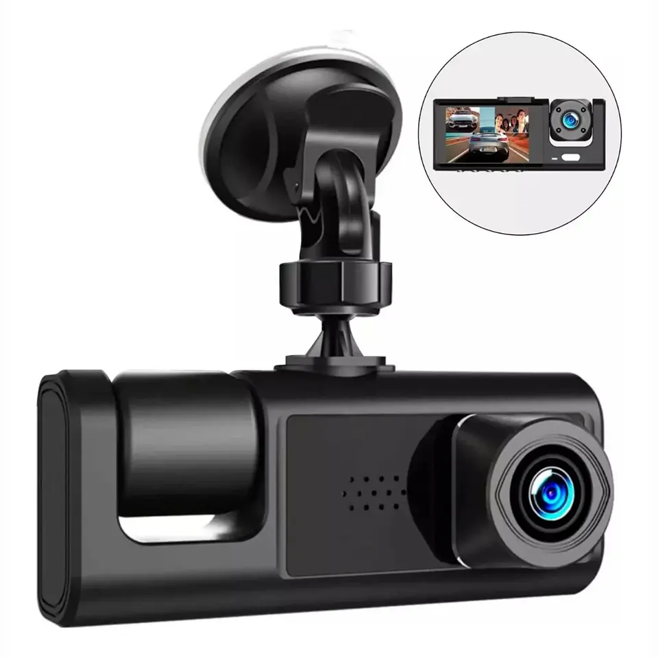 Cámaras Para Autos Frontal y Tablero 2 En 1 HD 1080p 1