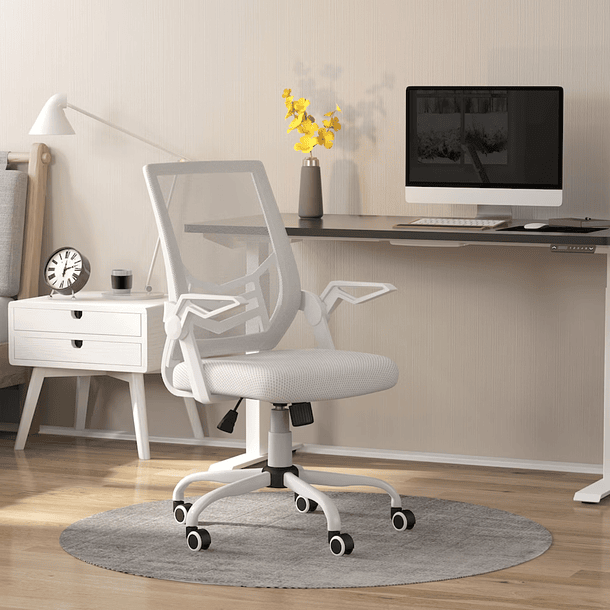 Silla de Oficina Ejecutiva Giratoria Minimalista Ajustable 15