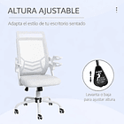 Silla de Oficina Ejecutiva Giratoria Minimalista Ajustable 16