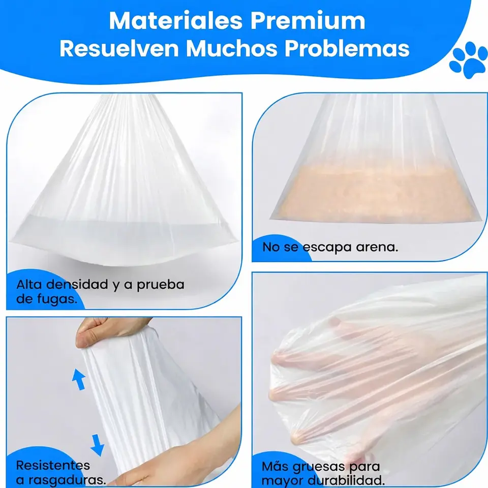 Bolsas Para Arenero Automático De Gatos 6 Rollos De 90ud 4