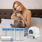 Bolsas Arena Gatos Extra Gruesas para Cajas Autolimpantes 6