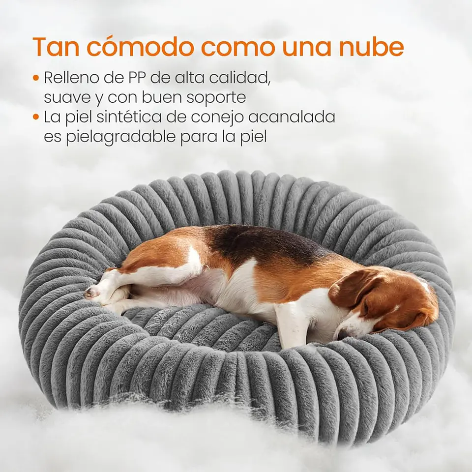 Cama Para Mascotas Cojín Acolchado Y Antideslizante 5