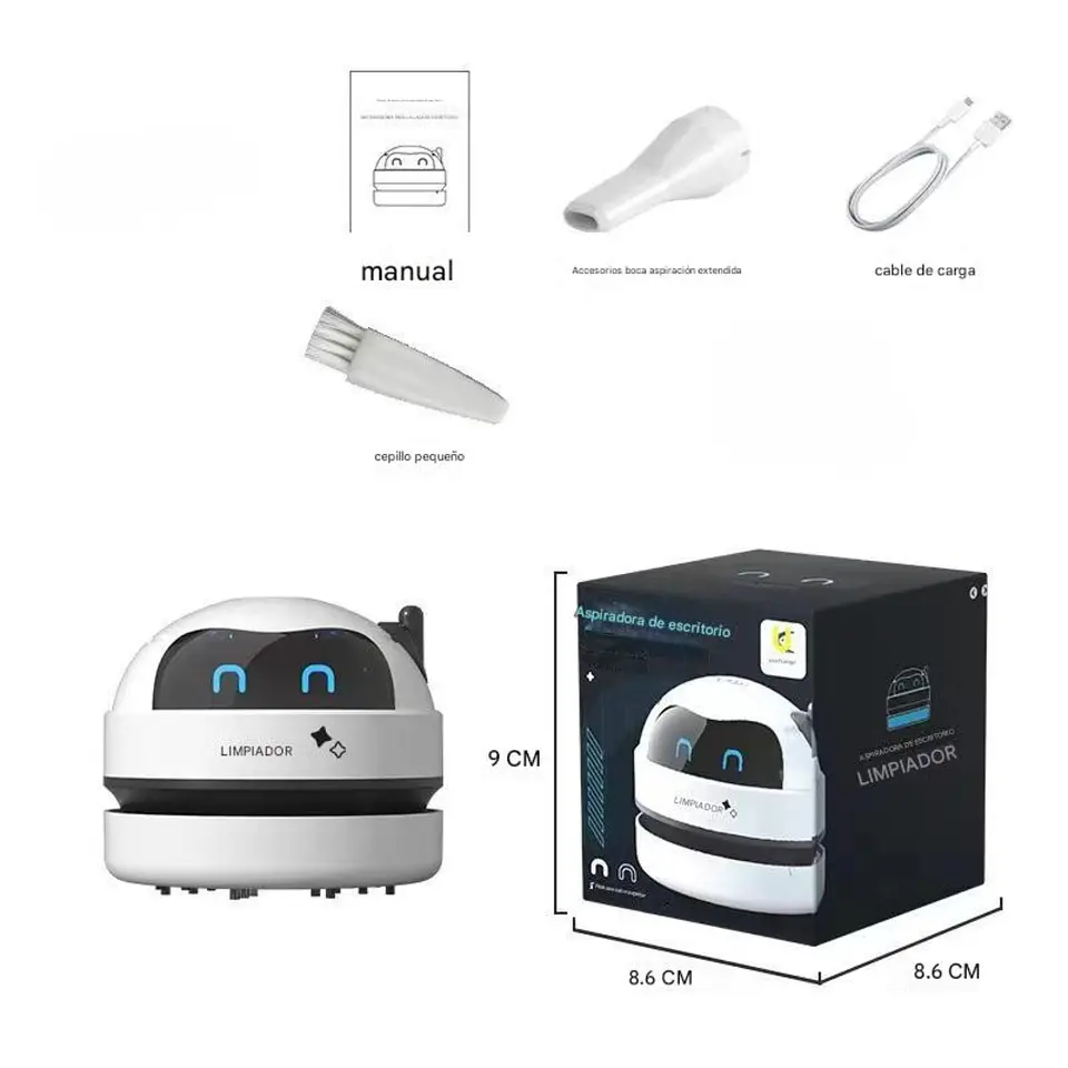 Aspiradora USB Portátil para Escritorio Limpieza Rápida 2