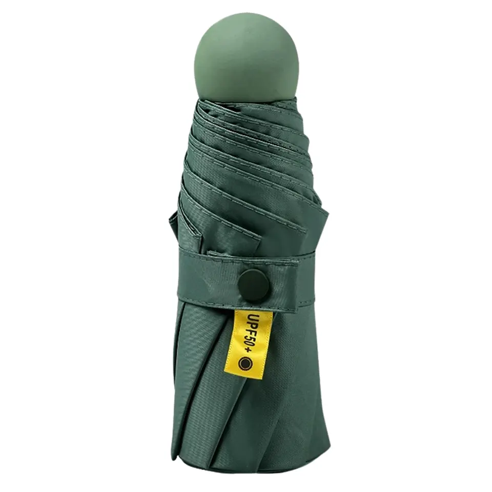Paraguas Plegable Capsula 8 Varillas UV Resistente Ligero 8