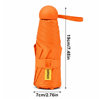 Paraguas Plegable Capsula 8 Varillas UV Resistente Ligero 9