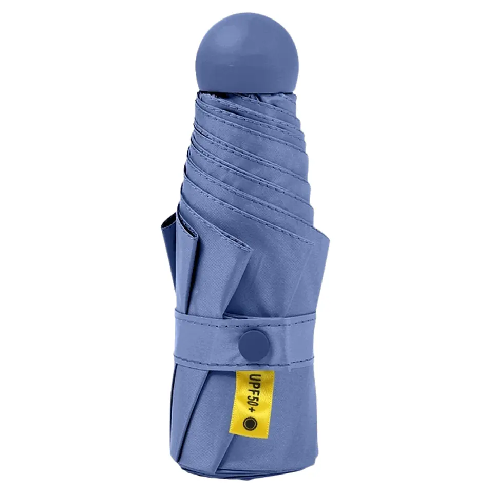 Paraguas Plegable Capsula 8 Varillas UV Resistente Ligero 22