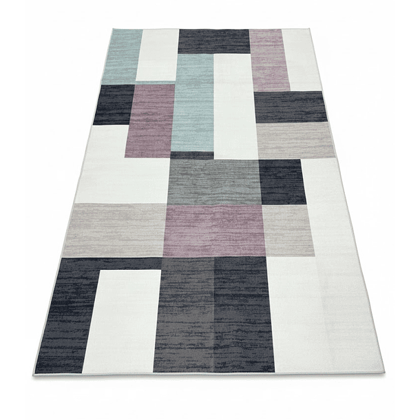 Alfombra 120x200cm Decorativa Living Estampada Terciopelo (Reacondicionado) 1