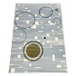 Alfombra 120x200cm Decorativa Living Estampada Terciopelo (Reacondicionado) - Miniatura 1