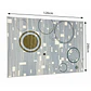Alfombra 120x200cm Decorativa Living Estampada Terciopelo (Reacondicionado) - Miniatura 2