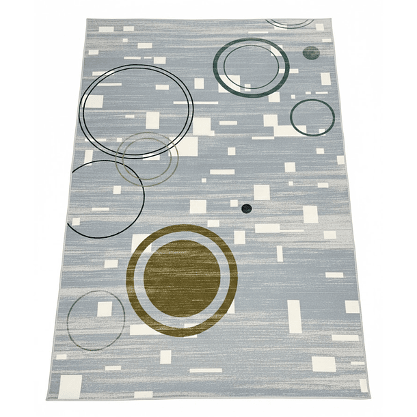 Alfombra 140x200cm Decorativa Living Estampada Terciopelo (Reacondicionado) 1