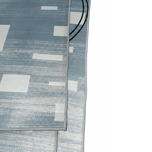 Alfombra 140x200cm Decorativa Living Estampada Terciopelo (Reacondicionado) 3