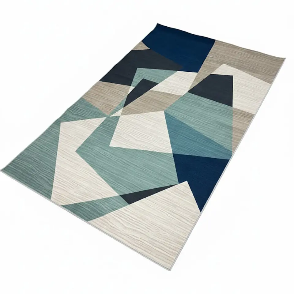 Alfombra 120x200cm Decorativa Living Estampada Terciopelo (Reacondicionado) 1