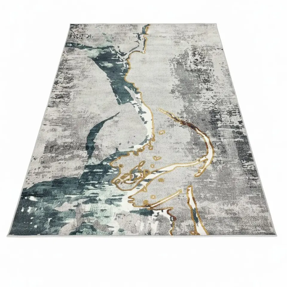 Alfombra 140x200cm Decorativa Living Estampada Terciopelo (Reacondicionado) 1