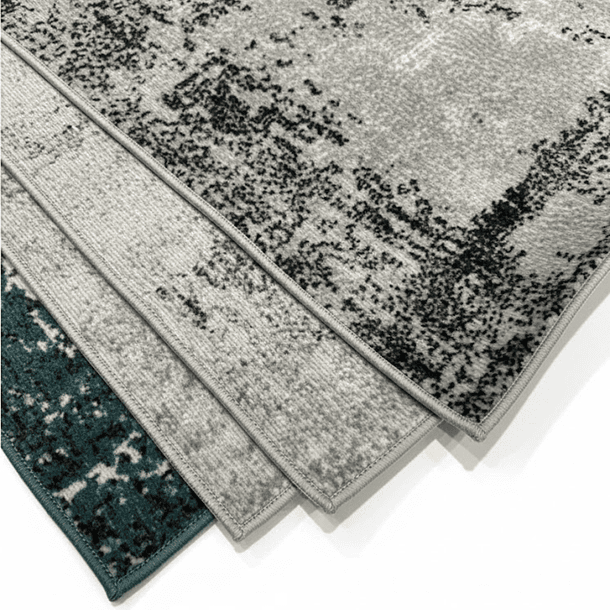 Alfombra 140x200cm Decorativa Living Estampada Terciopelo (Reacondicionado) 3