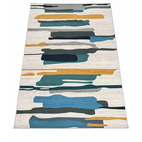 Alfombra 120x200cm Decorativa Living Estampada Terciopelo (Reacondicionado)