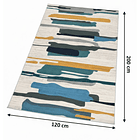 Alfombra 120x200cm Decorativa Living Estampada Terciopelo (Reacondicionado) 2