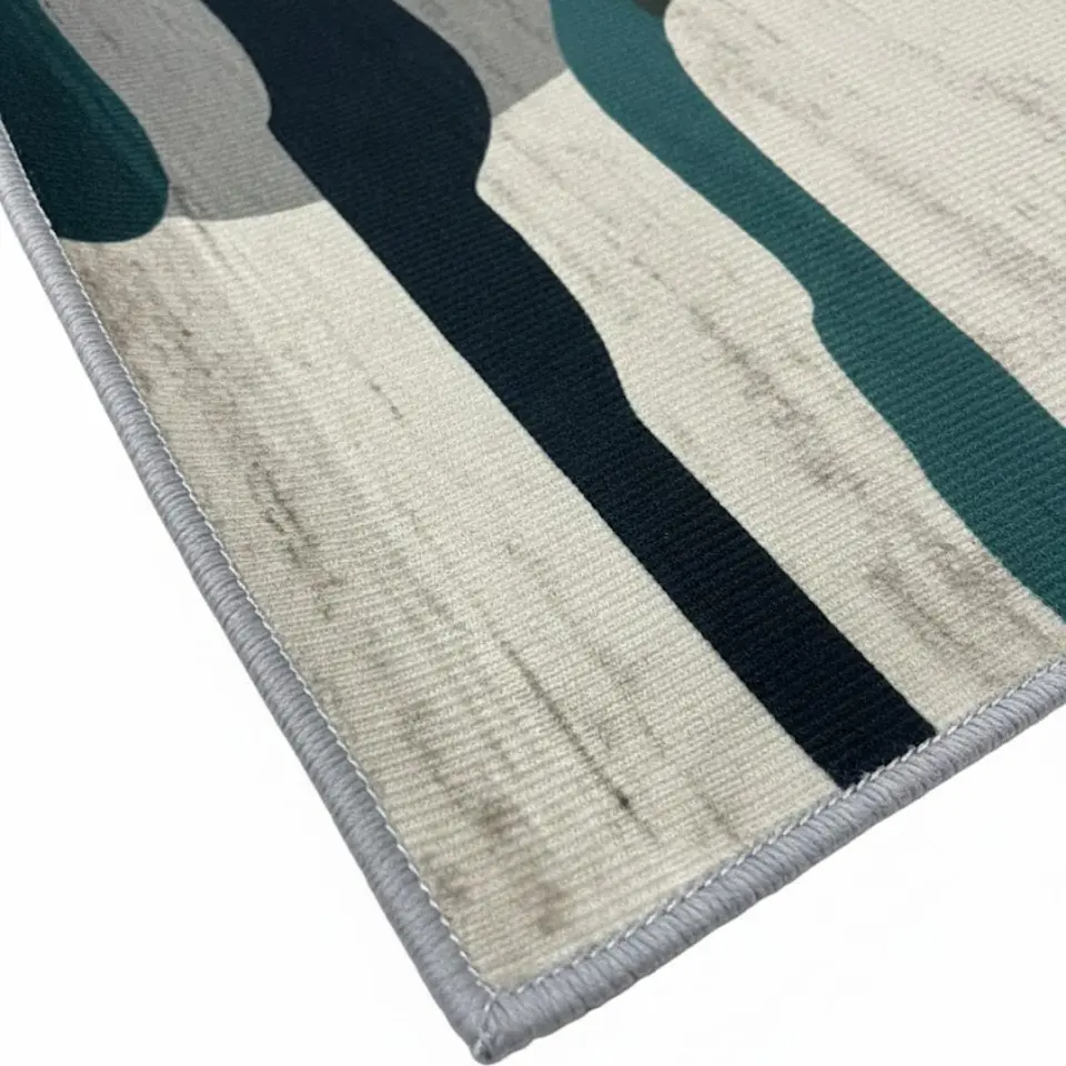 Alfombra 120x200cm Decorativa Living Estampada Terciopelo (Reacondicionado) 3