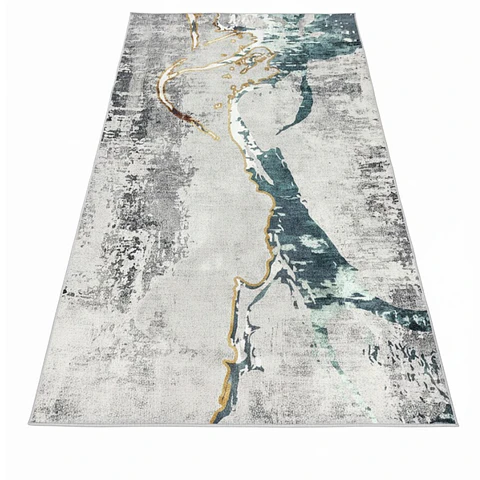 Alfombra 120x200cm Decorativa Living Estampada Terciopelo (Reacondicionado)