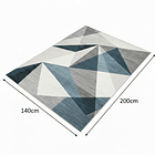 Alfombra 140x200cm Decorativa Living Estampada Terciopelo (Reacondicionado) 2