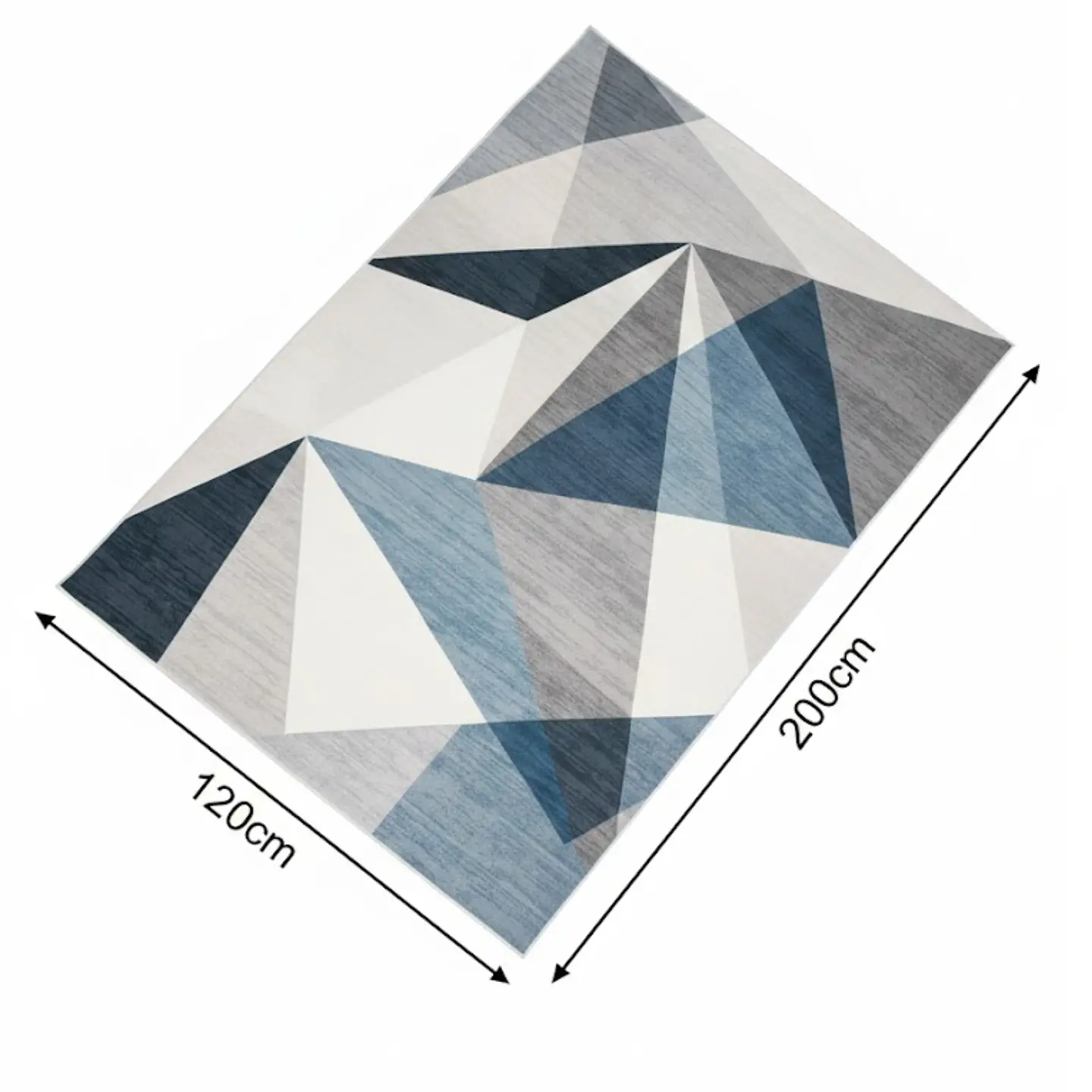 Alfombra 120x200cm Decorativa Living Estampada Terciopelo (Reacondicionado) 2