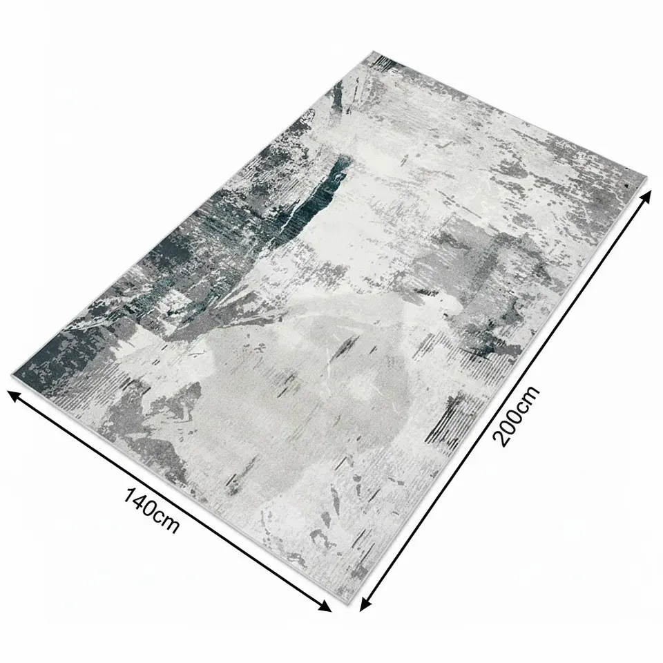 Alfombra 140x200cm Decorativa Living Estampada Terciopelo (Reacondicionado) 2