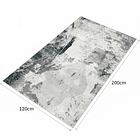 Alfombra 120x160cm Decorativa Living Estampada Terciopelo (Reacondicionado) 2