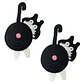 Pack 2 Posavasos De Gato Tejido a Punto Regalo Divertido - Miniatura 6