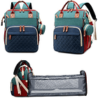 Mochila Pañalera Bolso Maternal Mudador Infantil Para Bebe 11
