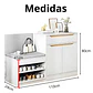 Zapatero Con Armario Cajon 110*24*80CM Organizador Moderno - Miniatura 4