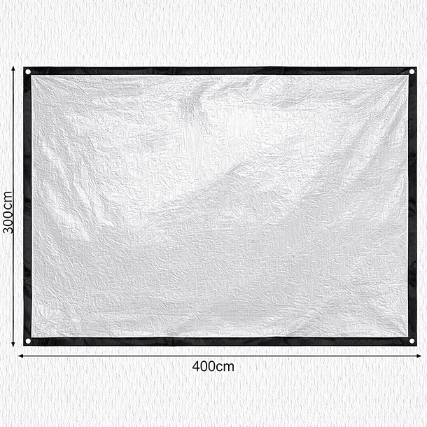 Lona Impermeable 3x4 metros Transparente Resistente Unidad 6