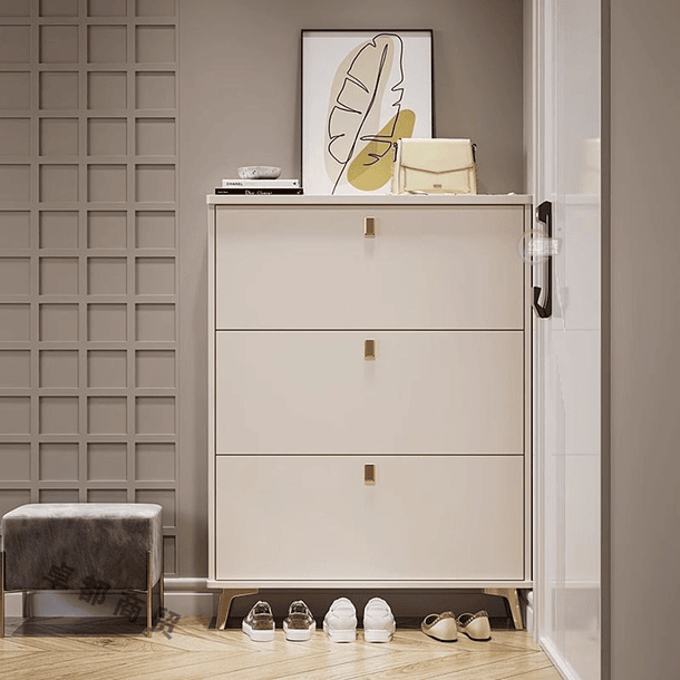 Zapatero Recibidor 3 Gavetas 100x17x118 Estante Organizador (Recondicionado) 3