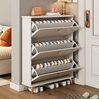 Zapatero Recibidor 3 Gavetas 100x17x118 Estante Organizador (Recondicionado) 5