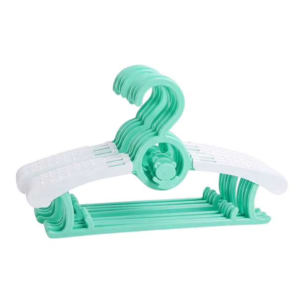 Pack 10 Ganchos Perchas Largo Adjustable Para Niños Y Bebe 6