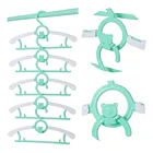 Pack 10 Ganchos Perchas Largo Adjustable Para Niños Y Bebe 7