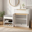 Zapatero Con Armario Cajon 110*24*80CM Organizador Moderno 5