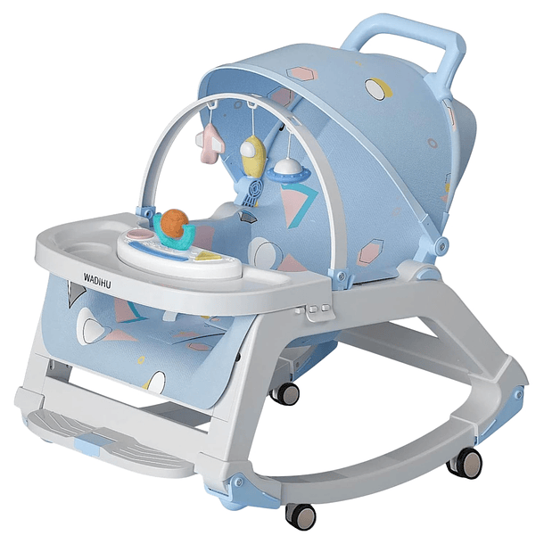 Silla Mecedora Bebé Multifuncional Evolutiva 0 A 3 Años 1