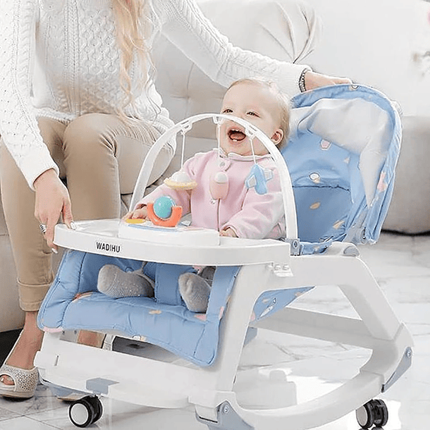 Silla Mecedora Bebé Multifuncional Evolutiva 0 A 3 Años 4