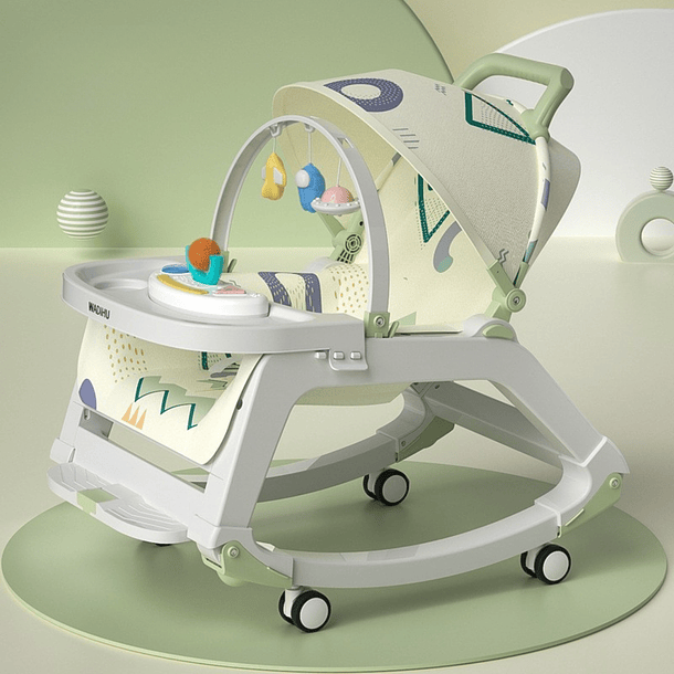 Silla Mecedora Bebé Multifuncional Evolutiva 0 A 3 Años 7