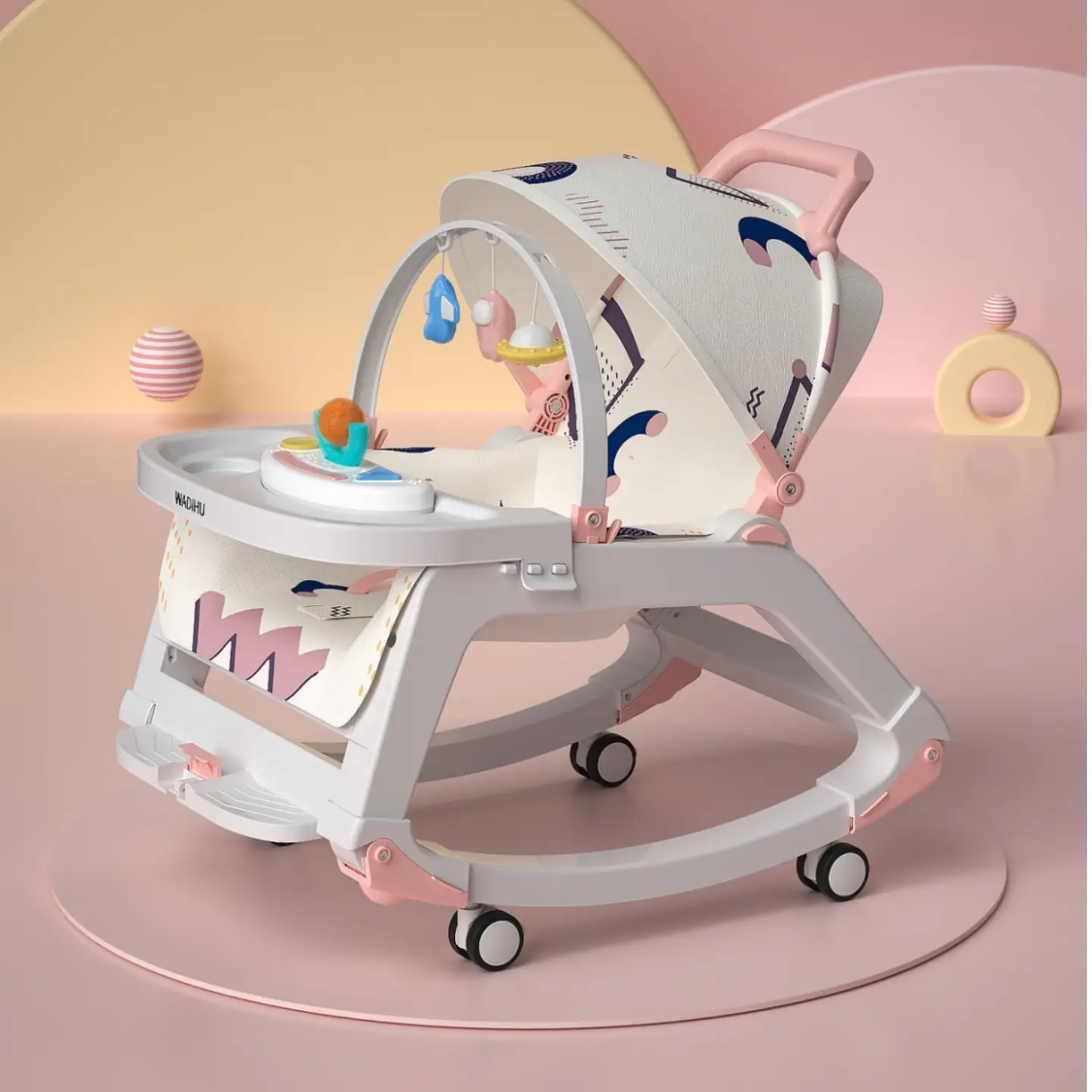 Silla Mecedora Bebé Multifuncional Evolutiva 0 A 3 Años 11
