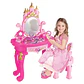 Mesa De Maquillaje Para Niñas Estilo Princesa Con Accesorios - Miniatura 1