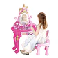 Mesa De Maquillaje Para Niñas Estilo Princesa Con Accesorios - Miniatura 3