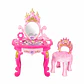 Mesa De Maquillaje Para Niñas Estilo Princesa Con Accesorios - Miniatura 4